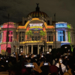 Convierten Bellas Artes en pista de baile digital con espectáculo audiovisual