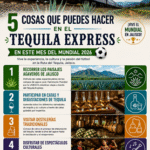 Cinco razones para subir al Tequila Express y descubrir la magia de Jalisco en el Mundial 2026